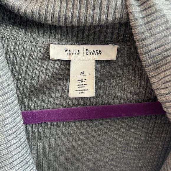 WHBM grey flared sweater - Picture 2 of 4